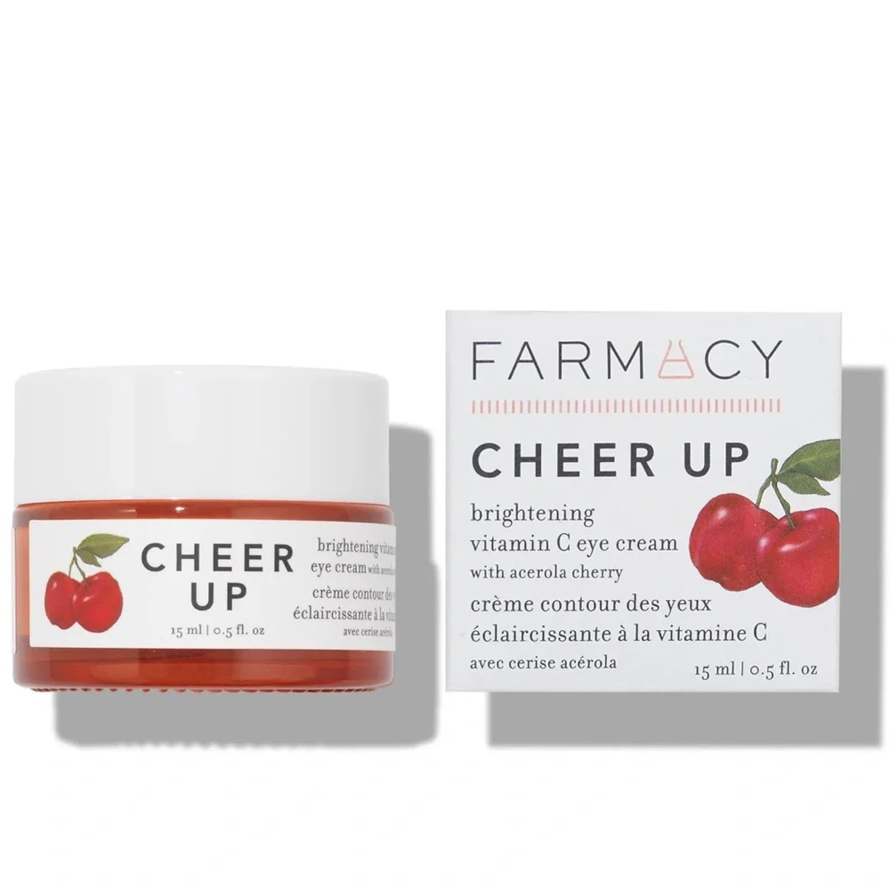FARMACY Cheer Up Brightening Vitamin C Eye Cream w/ Acerola Cherry 0.5oz $45 NIB